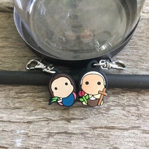 St.Maria Goretti & St.Kateri Tekawitha keychains.